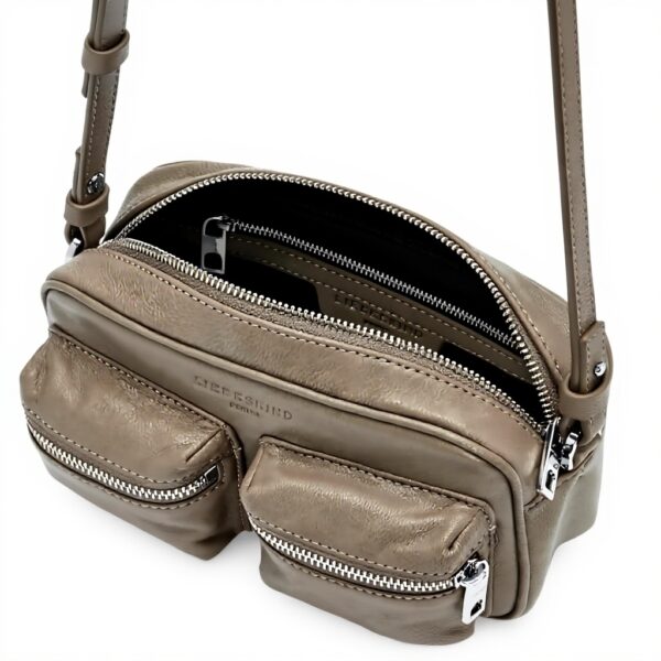 Liebeskind Berlin S JIL Crossbody cuir gris sac bandoulière