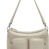 LIEBESKIND Sac bandoulière Hobo Maia Mouton Naturel Femme-0