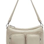 LIEBESKIND Sac bandoulière Hobo Maia Mouton Naturel Femme-0